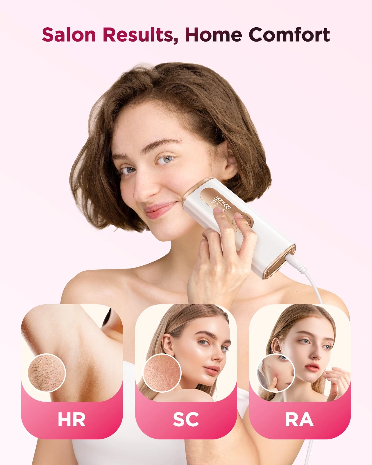 SmoothGlow™ At-Home Hair Removal Device™