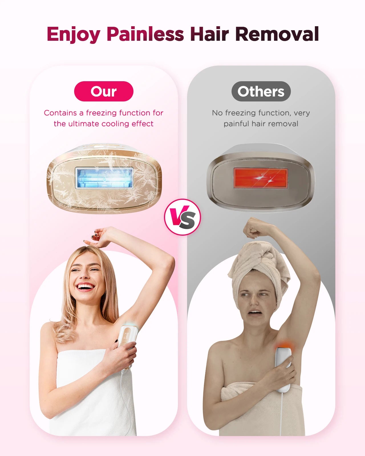 SmoothGlow™ At-Home Hair Removal Device™